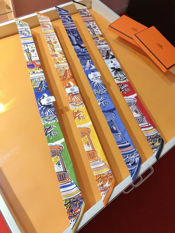 Hermes silk ribbon 5X86cm E071101